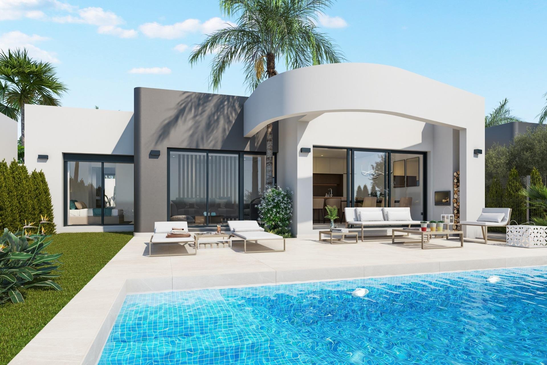 Obra nueva - Villa -
Los Alcazares - Serena Golf