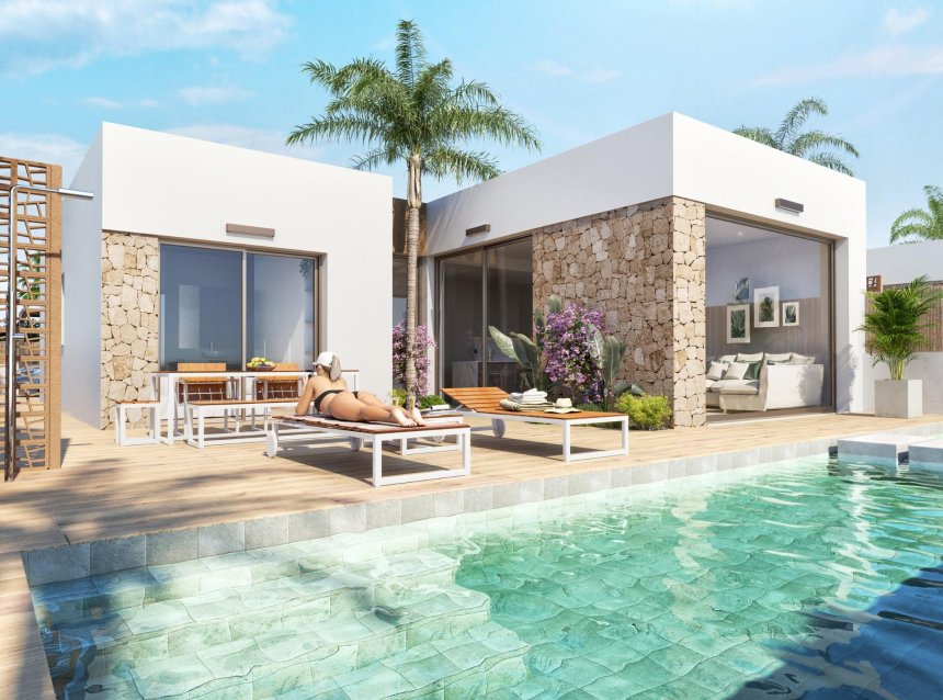 Obra nueva - Villa -
Los Alcazares - Serena Golf