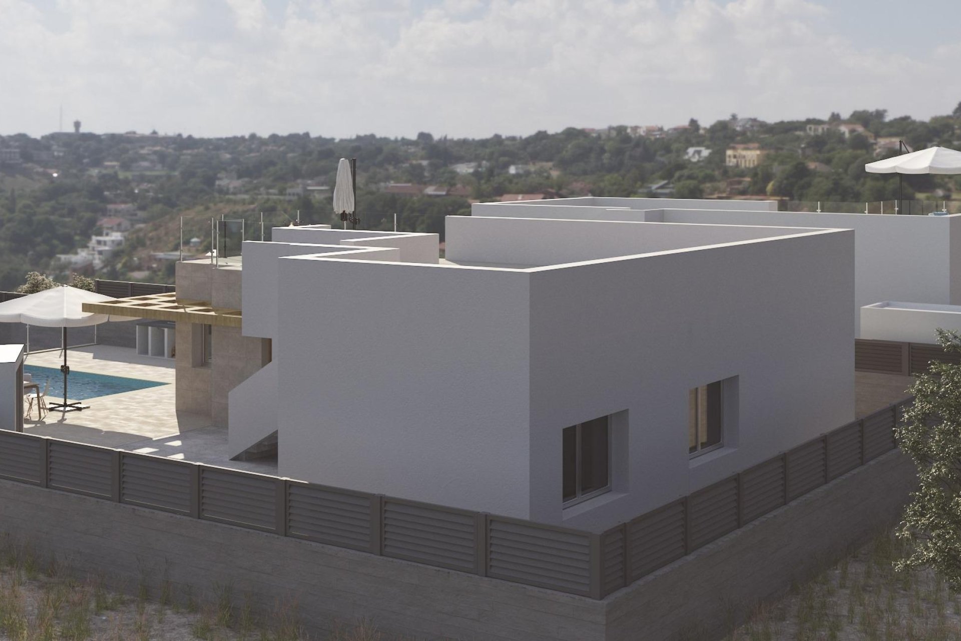 Obra nueva - Villa -
Polop - Alberca