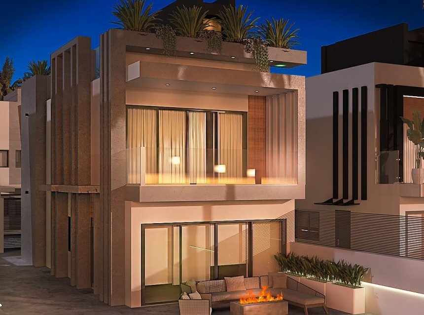 Obra nueva - Villa -
Puerto de Mazarron - El Alamillo