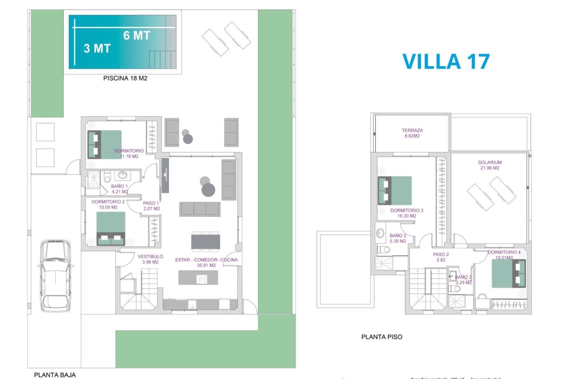 Obra nueva - Villa -
San Javier - Roda Golf