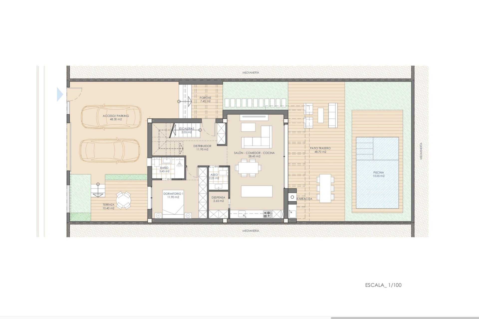 Obra nueva - Villa -
San Juan de los Terreros - Las Mimosas