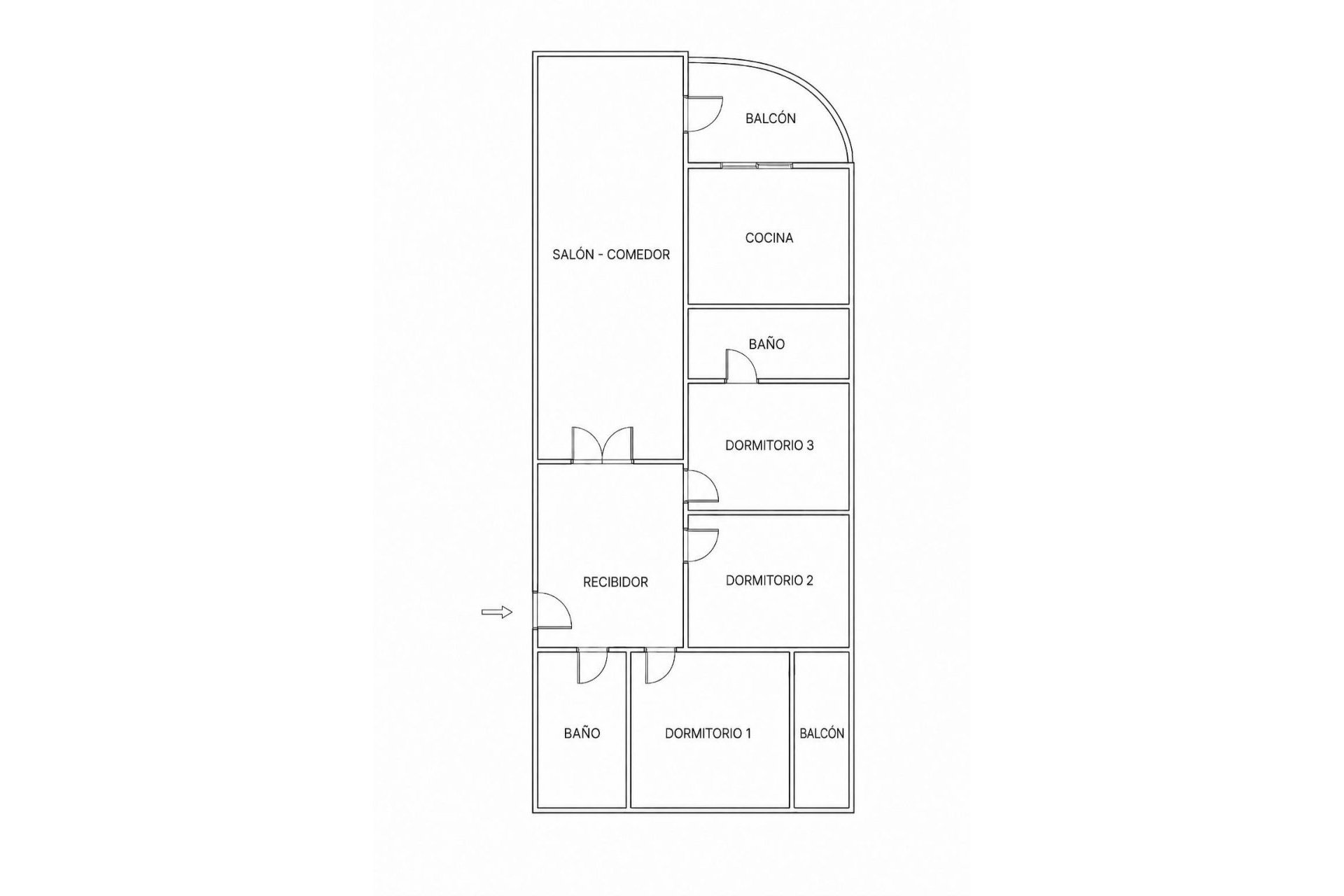 Resale - Apartment -
Torrevieja - Antonio Machado