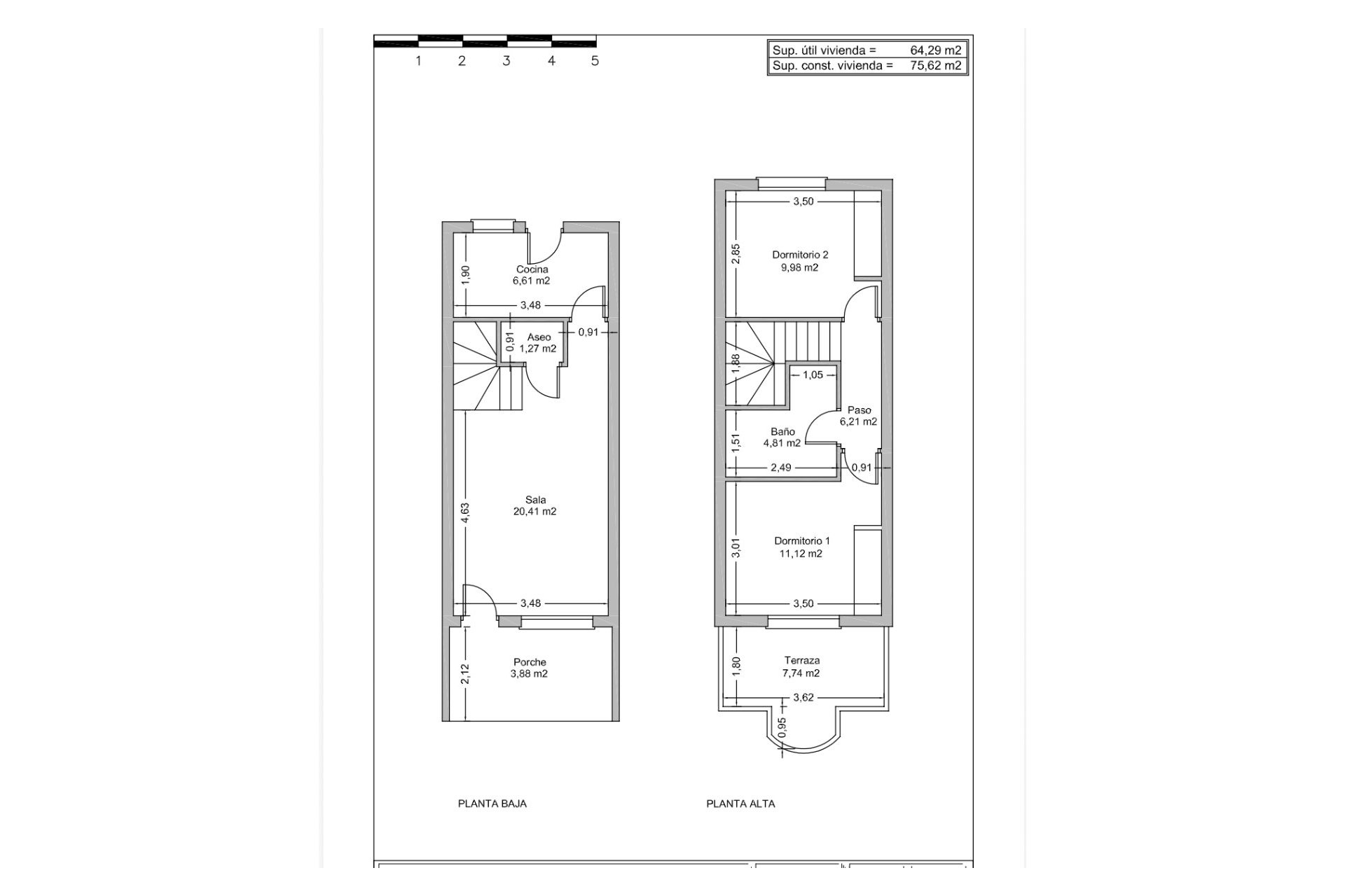 Resale - Town House -
Rojales - Inland