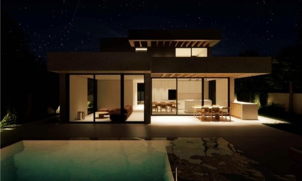 Obra nueva - Villa -
Polop - La Alberca