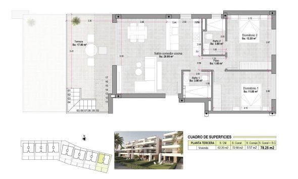 Nouvelle construction - Attique -
Alhama De Murcia - Condado De Alhama