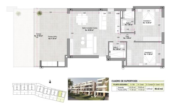 Nouvelle construction - Apartment -
Alhama De Murcia - Condado De Alhama