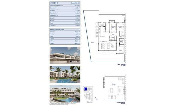 Nouvelle construction - Attique -
Pilar de la Horadada - pueblo