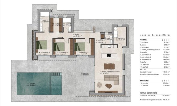 Nouvelle construction - Villa -
Pinoso - Lel
