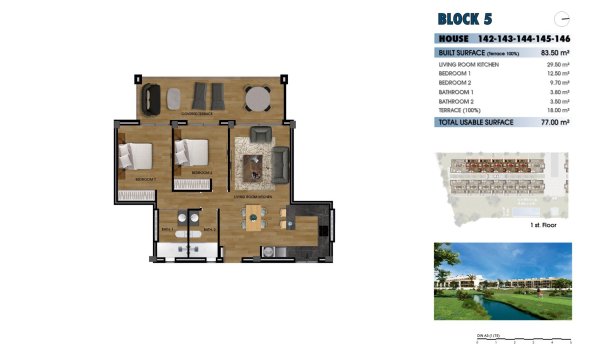 Nouvelle construction - Apartment -
Los Alcazares - La Serena Golf