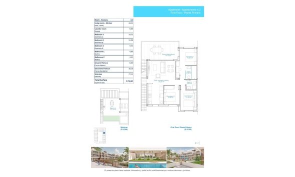 Obra nueva - Bungalow -
Pilar de la Horadada - Playa de las Higuericas