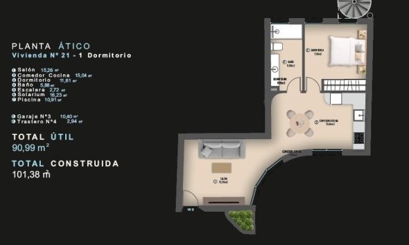 Nouvelle construction - Attique -
Torrevieja - Centro
