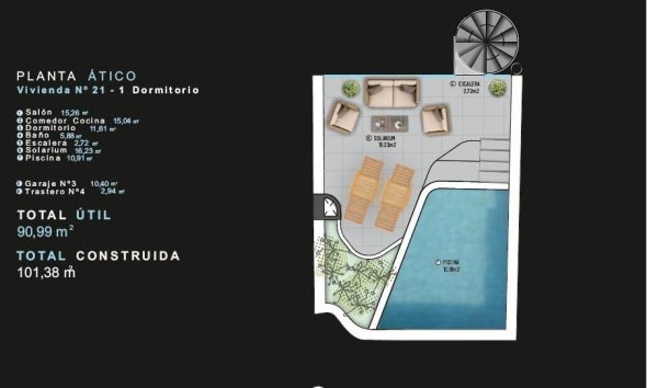 Nouvelle construction - Attique -
Torrevieja - Centro