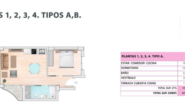 Nouvelle construction - Attique -
Guardamar del Segura - Pueblo