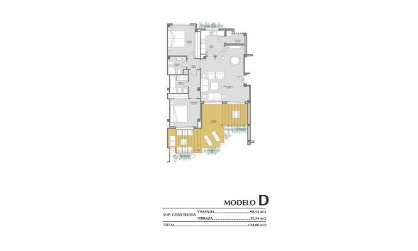 Nouvelle construction - Attique -
Orihuela Costa - Lomas de Campoamor