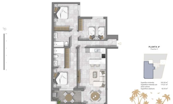 Nouvelle construction - Attique -
Guardamar del Segura - Pueblo