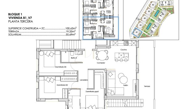Nouvelle construction - Attique -
Torre Pacheco - Santa Rosalia Lake And Life Resort
