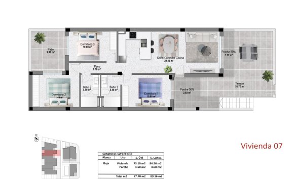Nouvelle construction - Bungalow -
Pilar de la Horadada - pueblo