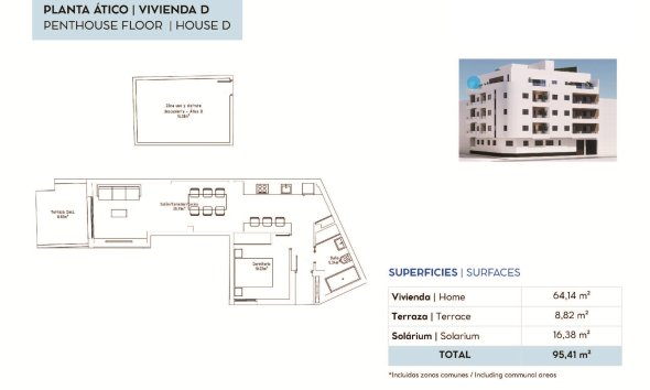 Nouvelle construction - Attique -
Torrevieja - pueblo