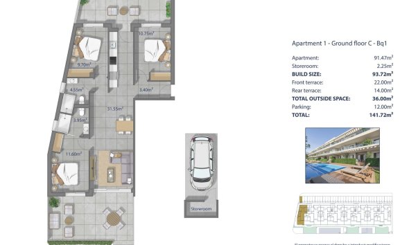 Nouvelle construction - Apartment -
Los Alcazares - Los Narejos