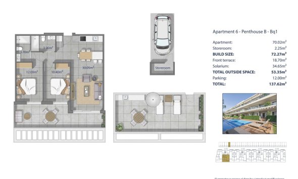 Nouvelle construction - Attique -
Los Alcazares - Los Narejos