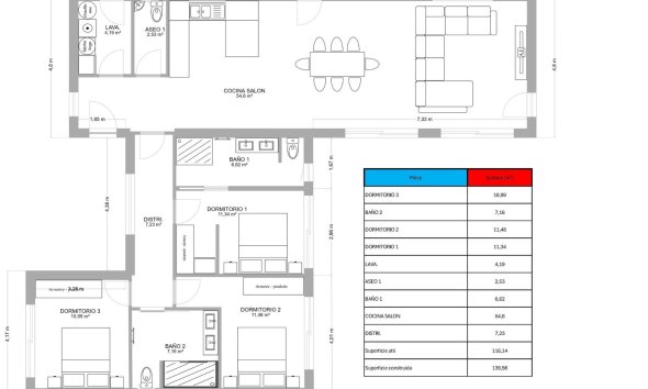 Nouvelle construction - Villa -
Aspe - urbanizaciones