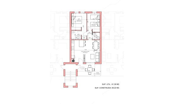 Nouvelle construction - Attique -
Fuente Álamo - La Pinilla