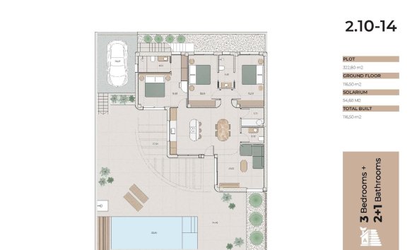 Nouvelle construction - Villa -
Algorfa - La Finca Golf