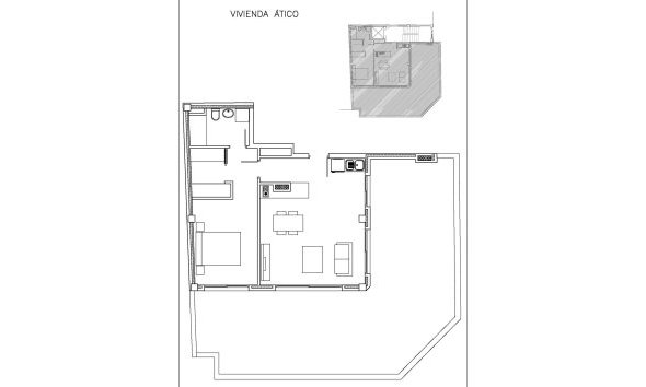Nouvelle construction - Attique -
Guardamar del Segura - Centro