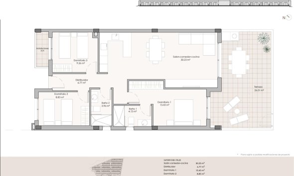 Nouvelle construction - Apartment -
Pulpi - Aguilón Golf