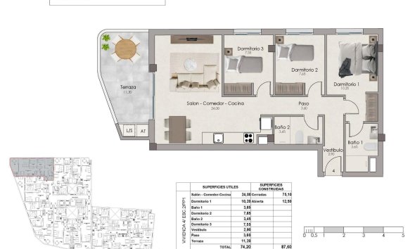 Nouvelle construction - Apartment -
Santa Pola - Estacion de autobuses
