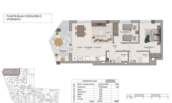 Nouvelle construction - Apartment -
Santa Pola - Estacion de autobuses