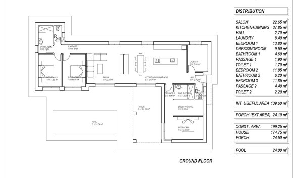 Obra nueva - Villa -
Pinoso - Campo