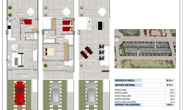 Obra nueva - Town House -
Cox - Sin Zona