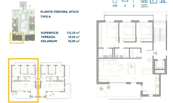 Nouvelle construction - Attique -
San Pedro del Pinatar - Pueblo