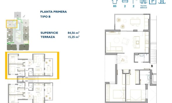 Nouvelle construction - Apartment -
San Pedro del Pinatar - Pueblo