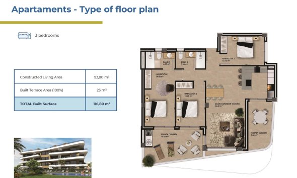 Nouvelle construction - Apartment -
Orihuela Costa - Punta Prima