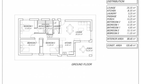 Nouvelle construction - Villa -
Pinoso - Campo