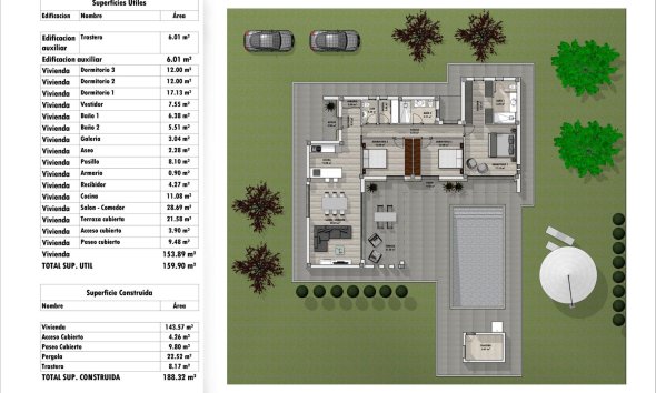 Nouvelle construction - Villa -
Aspe - Poligono 19