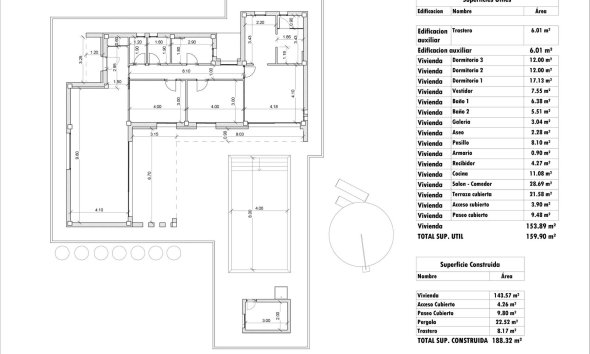 Nouvelle construction - Villa -
Aspe - Poligono 19