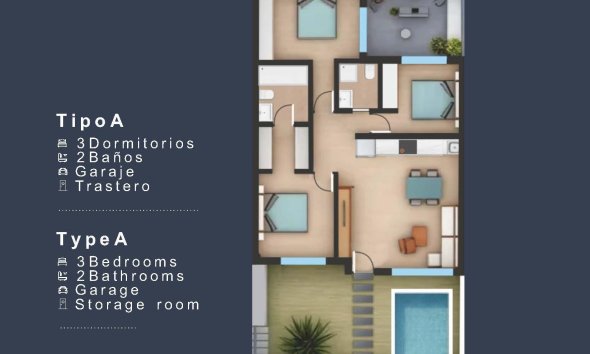 Nouvelle construction - Bungalow -
San Pedro del Pinatar - Los Pinos