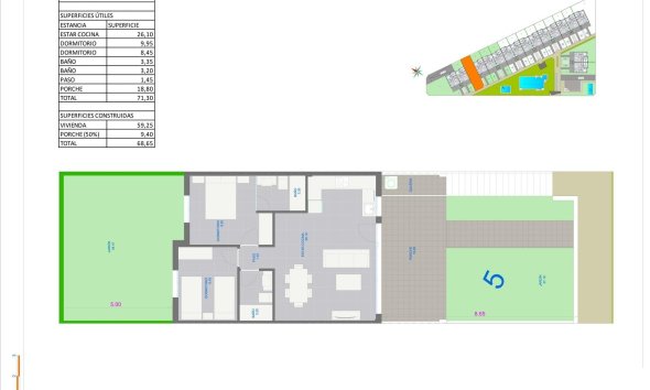 New Build - Bungalow -
Pilar de la Horadada - pueblo