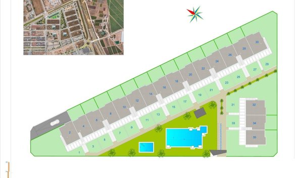 New Build - Bungalow -
Pilar de la Horadada - pueblo