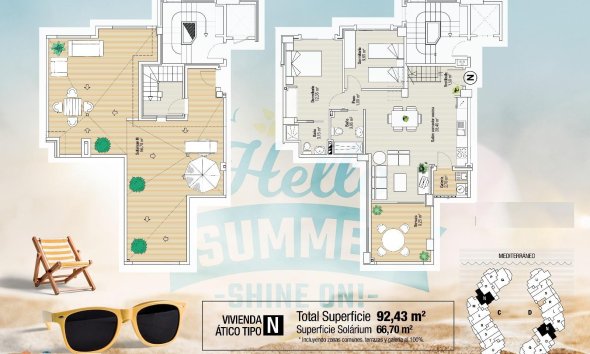 Nouvelle construction - Attique -
La Manga del Mar Menor - La Manga