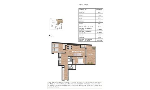 Nouvelle construction - Attique -
Torrevieja - Parque de las Naciones