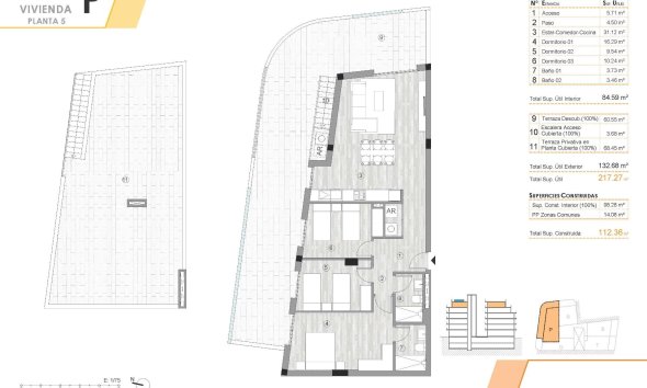 Nouvelle construction - Attique -
Torrevieja - Centro