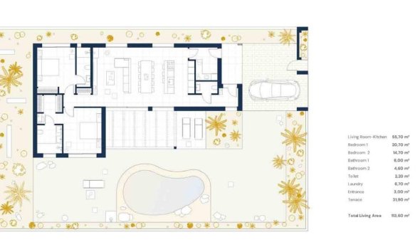 Nouvelle construction - Villa -
Banos y Mendigo - Altaona Golf