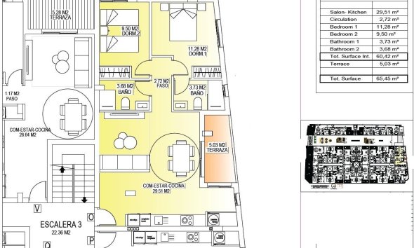 Nouvelle construction - Attique -
San Miguel de Salinas - Pueblo