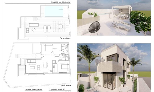 Obra nueva - Bungalow -
Pilar de la Horadada - pueblo