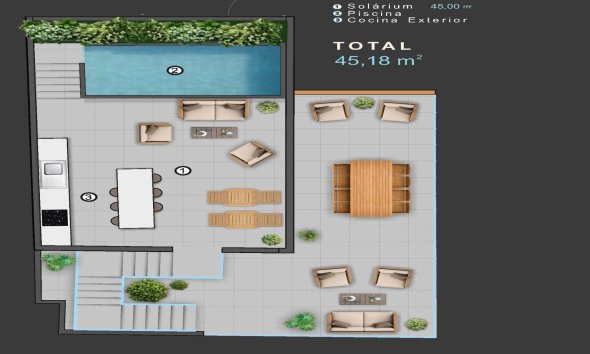 Nouvelle construction - Attique -
Torrevieja - Centro